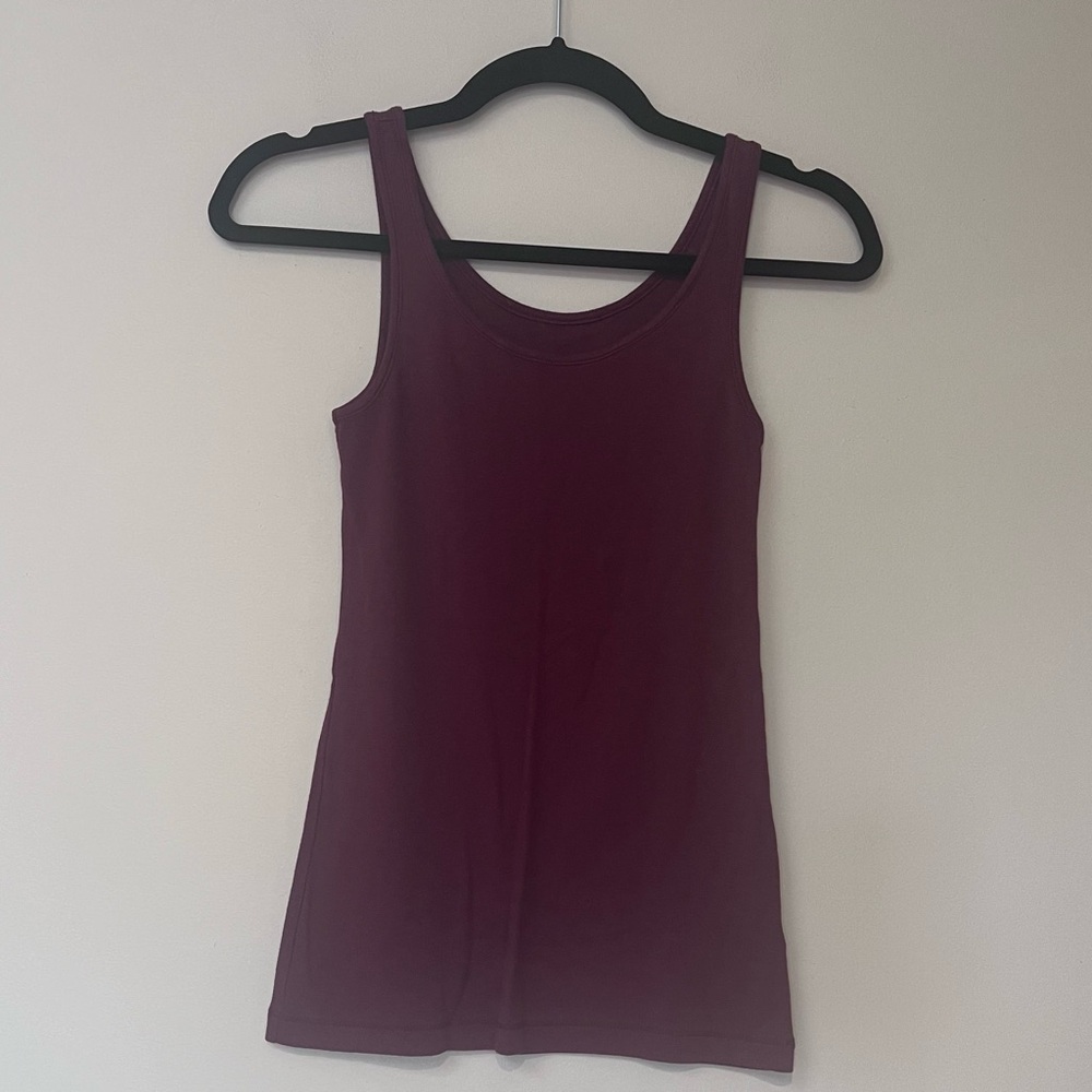 A New Day Maroon Tank Top